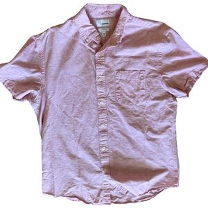 Sonoma Light Pink Casual Button Down Shirt